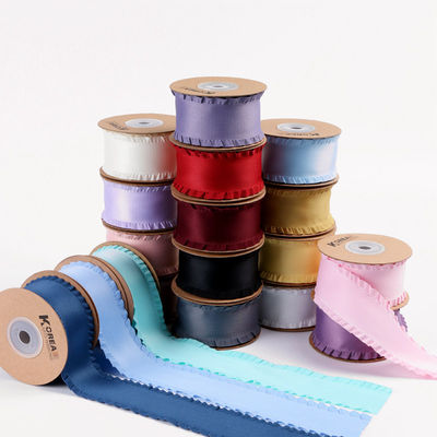 Ruban de satin en polyester 25 mm-38 mm à double face