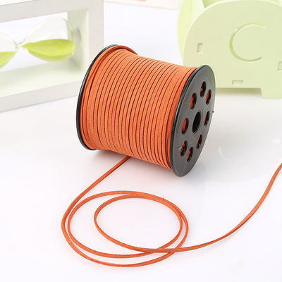 Ruban de velours câblé en cuir suède 3 mm Ruban de velours double face