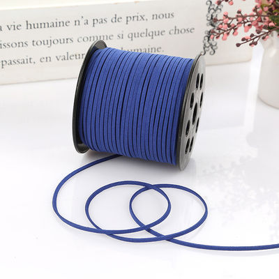 Ruban de velours câblé en cuir suède 3 mm Ruban de velours double face
