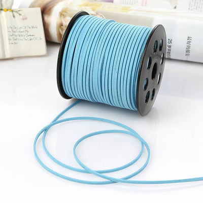 Ruban de velours câblé en cuir suède 3 mm Ruban de velours double face