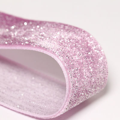Le ruban de velours argenté doré brillant 10 mm-38 mm
