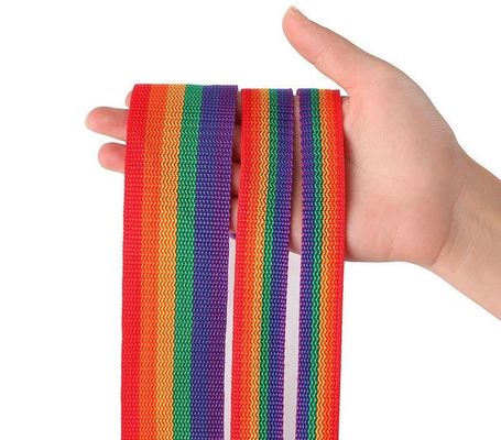 2 cm 5 cm toile d'arc-en-ciel 0,5 mm d'épaisseur toile de polypropylène tissée