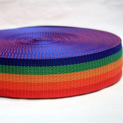 2 cm 5 cm toile d'arc-en-ciel 0,5 mm d'épaisseur toile de polypropylène tissée