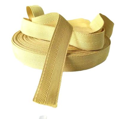 La toile jaune anti-incendie de 2,5 cm en kevlar par la cour