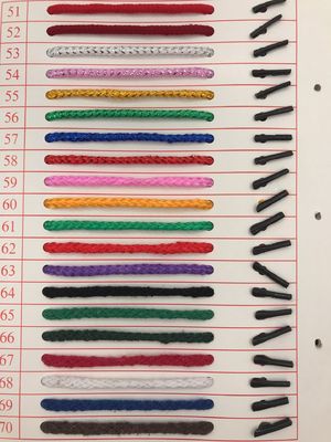 3 fils de câbles en nylon à double tresse 1 cm de câbles poly