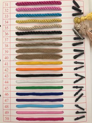 3 fils de câbles en nylon à double tresse 1 cm de câbles poly