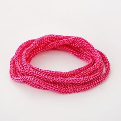 Corde en polypropylène de 3 mm rose bricolage Corde en polypropylène à double tresse violette