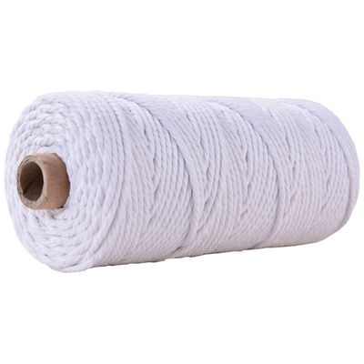 Corde en nylon à 3 brins en vert Corde en coton tressée en macramé de 3 mm