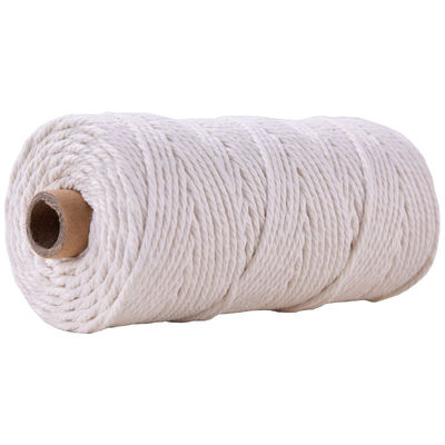 Corde en nylon à 3 brins en vert Corde en coton tressée en macramé de 3 mm