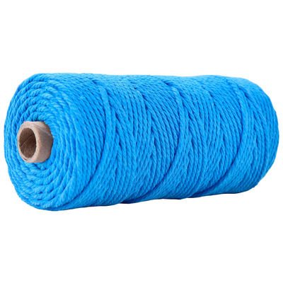 Corde en nylon à 3 brins en vert Corde en coton tressée en macramé de 3 mm