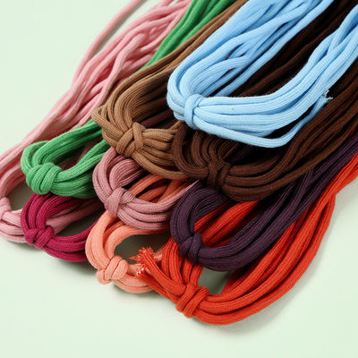 Couleur bleu-brun 6 mm cordes de coton tressées pour la corde de tir