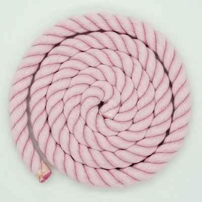 13 mm Corde en coton à trois brins en couleurs mixtes, courroie de chien, corde d'escalade