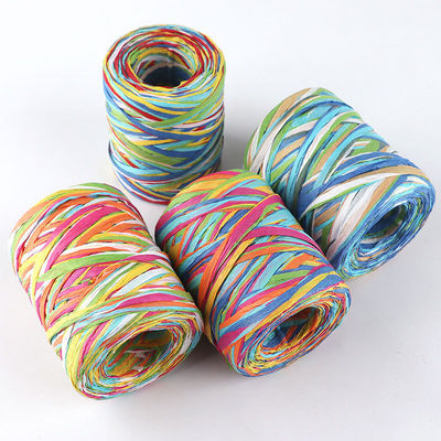 Corde en papier artisanal Diy Raffia 100m Corde en papier tressée de Noël