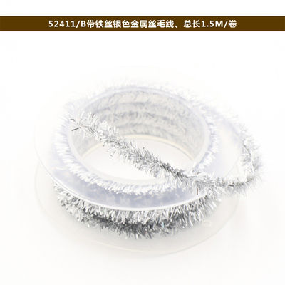 Rope de papier à câble brillant 100m Paper Twist Rope Rose argenté