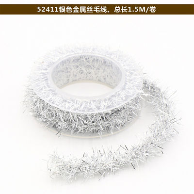 Rope de papier à câble brillant 100m Paper Twist Rope Rose argenté