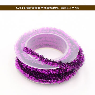 Rope de papier à câble brillant 100m Paper Twist Rope Rose argenté