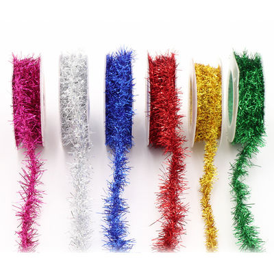 Rope de papier à câble brillant 100m Paper Twist Rope Rose argenté