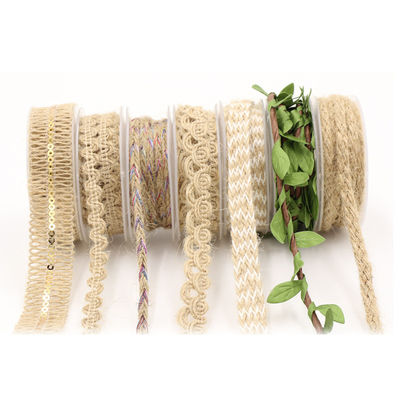 Décoration du vêtement Ruban de corde de jute Emballage cadeau Ruban de corde de câble
