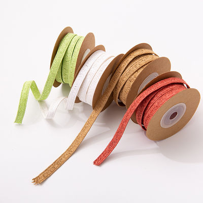 Corde en papier tordu rouge 10 mm marron 5 m Corde en papier tordu vert
