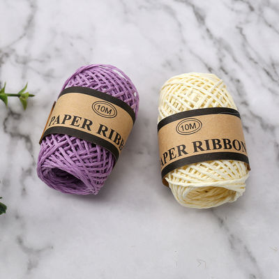 Corde en papier couleur de 2 mm Corde en papier artisanal DIY écologique de 10 m