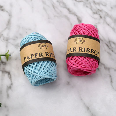 Corde en papier couleur de 2 mm Corde en papier artisanal DIY écologique de 10 m