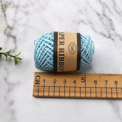 Corde en papier couleur de 2 mm Corde en papier artisanal DIY écologique de 10 m