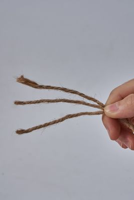 1mm-20mm Twine de jute de couleur ISO9001 Eco Friendly 6mm Corde de jute
