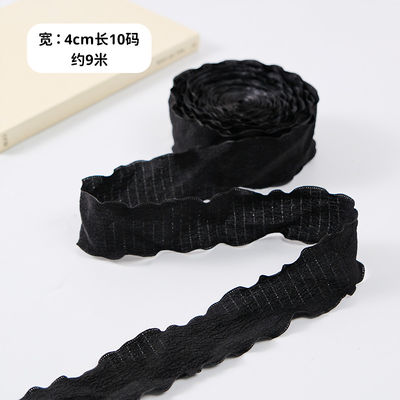 40mm de la Saint-Valentin de couleur du ruban de jute de lin Ride Edge du ruban de la grille de jute