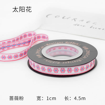 OEM ODM Floral Jacquard Trim 10mm-25mm Floral Jacquard ruban