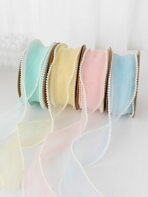 Ruban d'organes en polyester de 40 mm pour l'emballage de cadeaux de luxe
