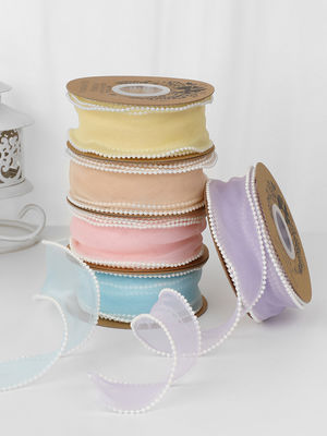 Ruban d'organes en polyester de 40 mm pour l'emballage de cadeaux de luxe