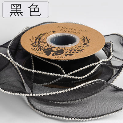 Ruban d'organes en polyester de 40 mm pour l'emballage de cadeaux de luxe