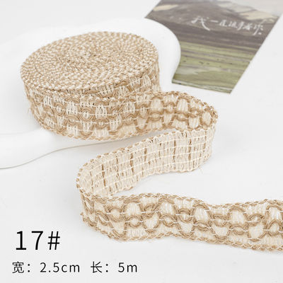 Le ruban de chapeau de Noël brun 5 mm-45 mm
