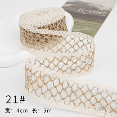 Le ruban de chapeau de Noël brun 5 mm-45 mm