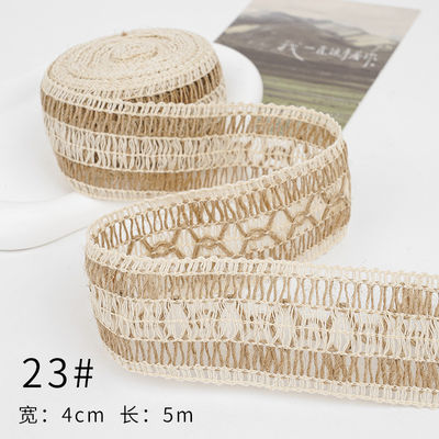 Le ruban de chapeau de Noël brun 5 mm-45 mm