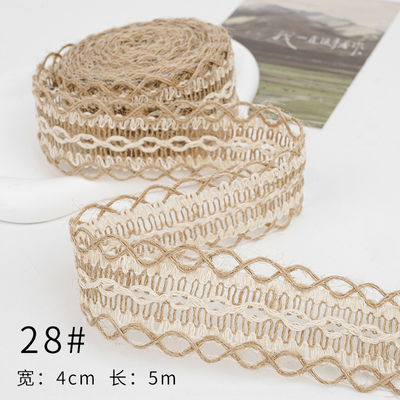 Le ruban de chapeau de Noël brun 5 mm-45 mm