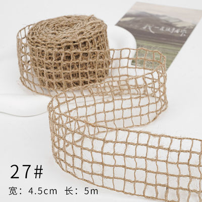 Le ruban de chapeau de Noël brun 5 mm-45 mm