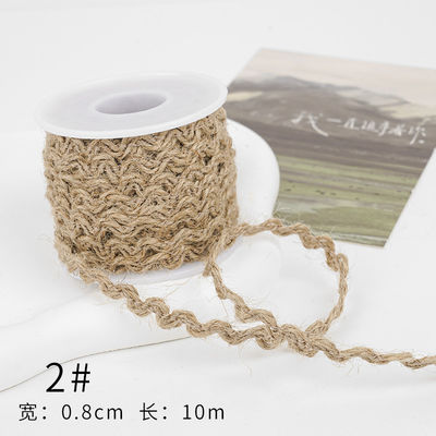 Le ruban de chapeau de Noël brun 5 mm-45 mm