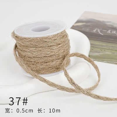 Le ruban de chapeau de Noël brun 5 mm-45 mm