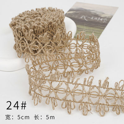 Le ruban de chapeau de Noël brun 5 mm-45 mm