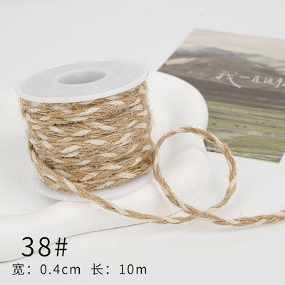 Le ruban de chapeau de Noël brun 5 mm-45 mm