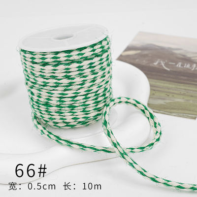 Le ruban de chapeau de Noël brun 5 mm-45 mm