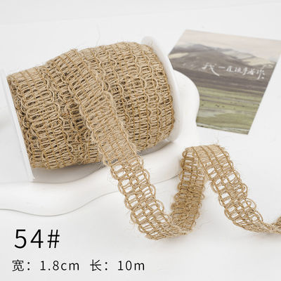 Le ruban de chapeau de Noël brun 5 mm-45 mm