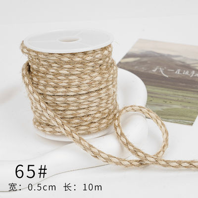 Le ruban de chapeau de Noël brun 5 mm-45 mm