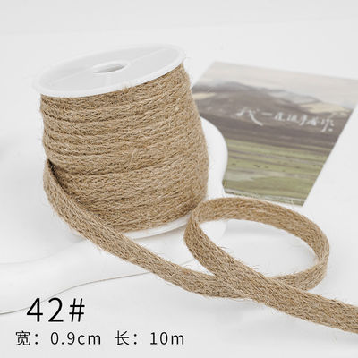Le ruban de chapeau de Noël brun 5 mm-45 mm
