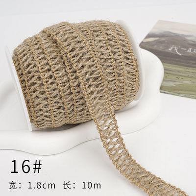 Le ruban de chapeau de Noël brun 5 mm-45 mm