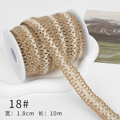 Le ruban de chapeau de Noël brun 5 mm-45 mm