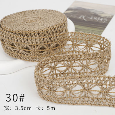 Le ruban de chapeau de Noël brun 5 mm-45 mm