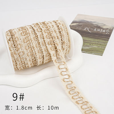 Le ruban de chapeau de Noël brun 5 mm-45 mm