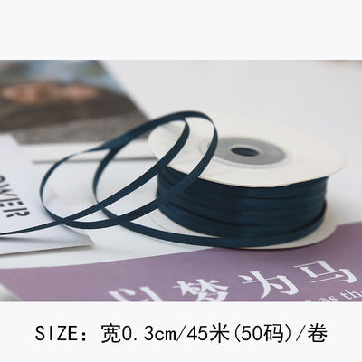 3mm polyester ruban satiné double face haute densité satin finition poly ruban